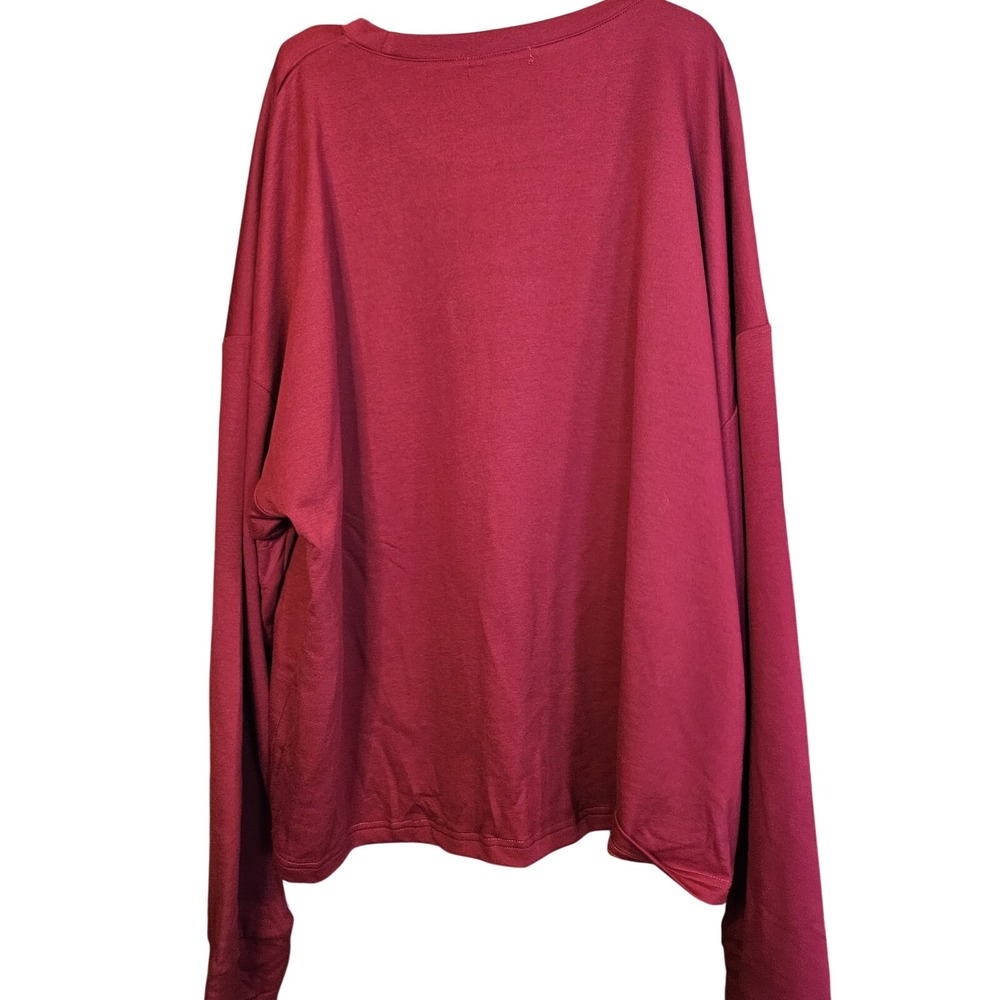 Women's Plus Size 3X Red 2-Piece Set Pullover Top &‎ Jogger Pants Casual Outfit